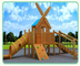 معدات اللعب الخشبية في الهواء الطلق من Adventure Children Staticproof Skidproof