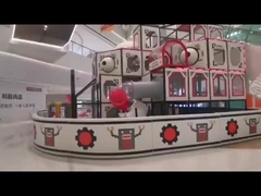 معدات ملعب داخلي جذابة للأطفال مخصصة مع الشريحة السحرية لبركة الكرة