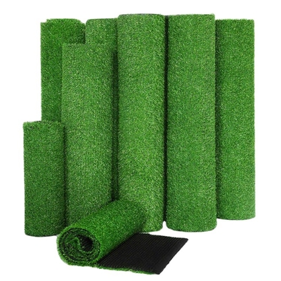 سجادة أرضية عشب خضراء عالية الكثافة من SGS اصطناعية 4 * 25 م PE PP