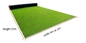 سجادة أرضية عشب خضراء عالية الكثافة من SGS اصطناعية 4 * 25 م PE PP